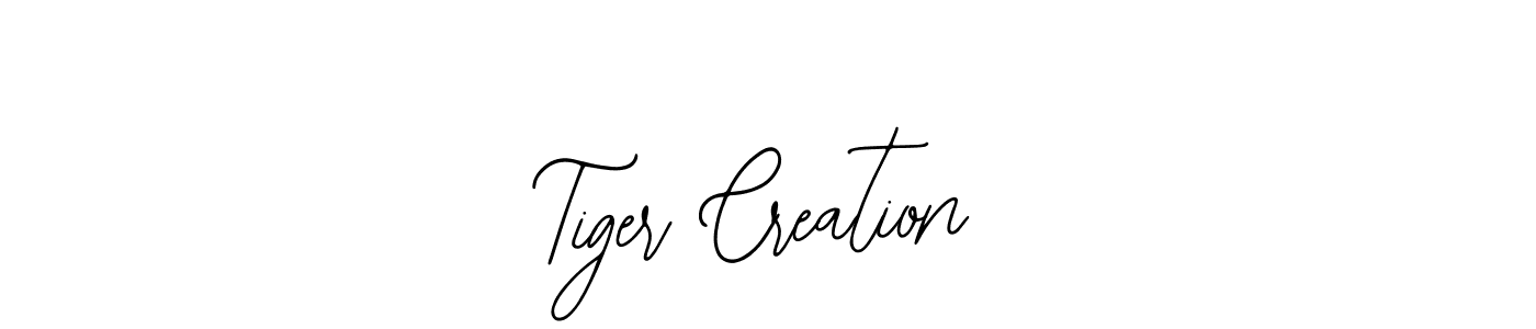 The best way (Bearetta-2O07w) to make a short signature is to pick only two or three words in your name. The name Tiger Creation include a total of six letters. For converting this name. Tiger Creation signature style 12 images and pictures png