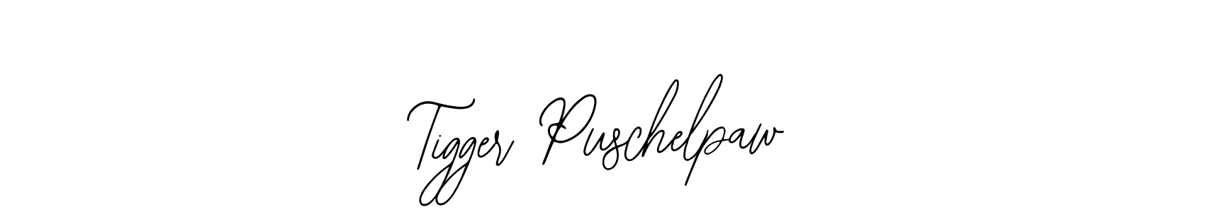 Use a signature maker to create a handwritten signature online. With this signature software, you can design (Bearetta-2O07w) your own signature for name Tigger Puschelpaw. Tigger Puschelpaw signature style 12 images and pictures png