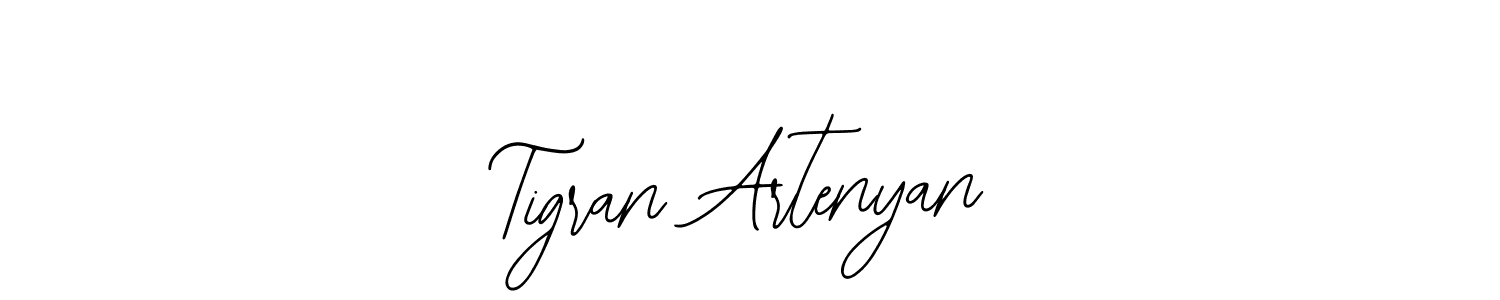 You should practise on your own different ways (Bearetta-2O07w) to write your name (Tigran Artenyan) in signature. don't let someone else do it for you. Tigran Artenyan signature style 12 images and pictures png