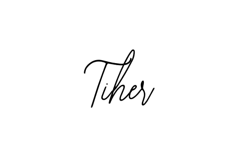 Design your own signature with our free online signature maker. With this signature software, you can create a handwritten (Bearetta-2O07w) signature for name Tiher. Tiher signature style 12 images and pictures png