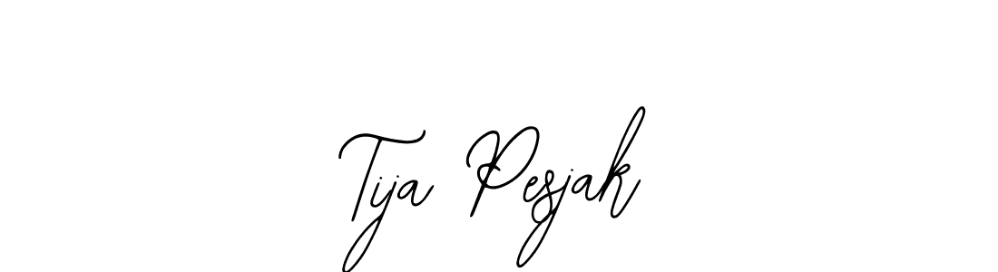 Similarly Bearetta-2O07w is the best handwritten signature design. Signature creator online .You can use it as an online autograph creator for name Tija Pesjak. Tija Pesjak signature style 12 images and pictures png