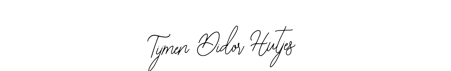 How to make Tijmen Didor Hutjes name signature. Use Bearetta-2O07w style for creating short signs online. This is the latest handwritten sign. Tijmen Didor Hutjes signature style 12 images and pictures png