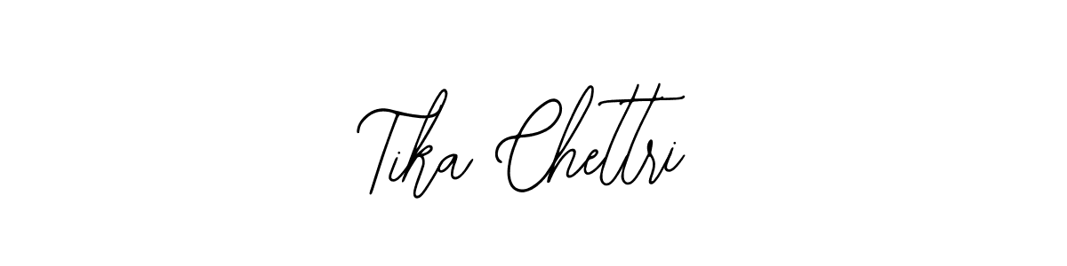 Create a beautiful signature design for name Tika Chettri. With this signature (Bearetta-2O07w) fonts, you can make a handwritten signature for free. Tika Chettri signature style 12 images and pictures png