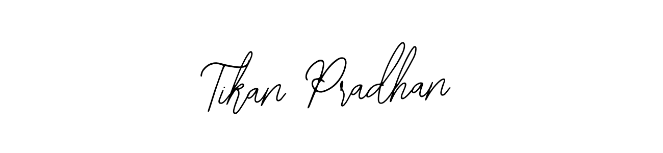 if you are searching for the best signature style for your name Tikan Pradhan. so please give up your signature search. here we have designed multiple signature styles  using Bearetta-2O07w. Tikan Pradhan signature style 12 images and pictures png