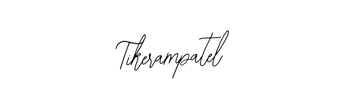 How to make Tikerampatel signature? Bearetta-2O07w is a professional autograph style. Create handwritten signature for Tikerampatel name. Tikerampatel signature style 12 images and pictures png