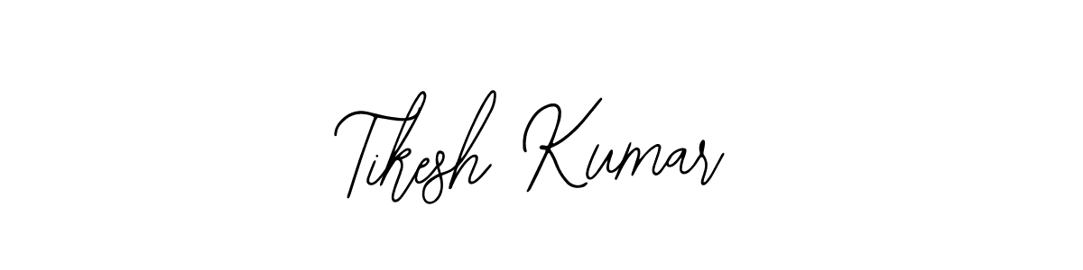 How to make Tikesh Kumar name signature. Use Bearetta-2O07w style for creating short signs online. This is the latest handwritten sign. Tikesh Kumar signature style 12 images and pictures png