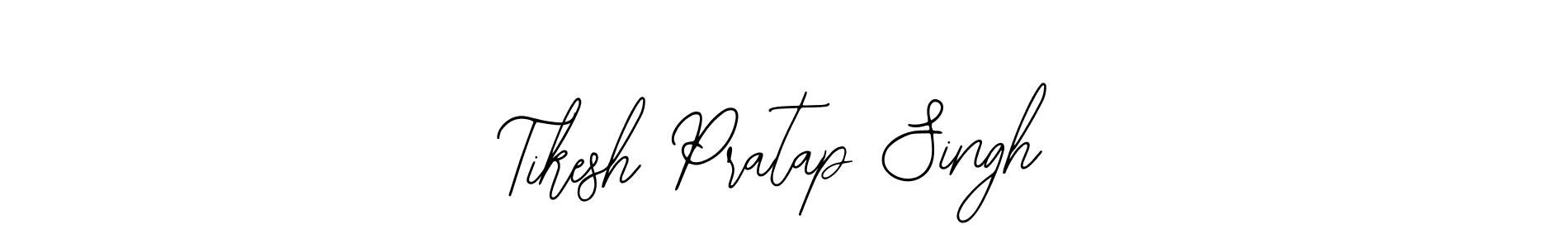 How to make Tikesh Pratap Singh name signature. Use Bearetta-2O07w style for creating short signs online. This is the latest handwritten sign. Tikesh Pratap Singh signature style 12 images and pictures png
