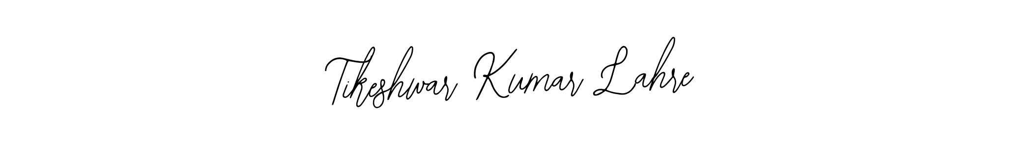How to make Tikeshwar Kumar Lahre name signature. Use Bearetta-2O07w style for creating short signs online. This is the latest handwritten sign. Tikeshwar Kumar Lahre signature style 12 images and pictures png