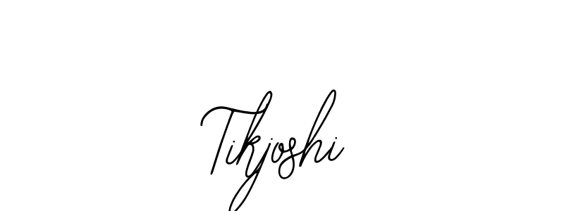 Create a beautiful signature design for name Tikjoshi. With this signature (Bearetta-2O07w) fonts, you can make a handwritten signature for free. Tikjoshi signature style 12 images and pictures png