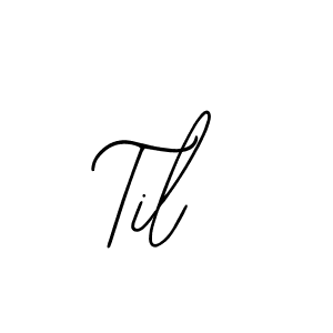 Use a signature maker to create a handwritten signature online. With this signature software, you can design (Bearetta-2O07w) your own signature for name Til. Til signature style 12 images and pictures png