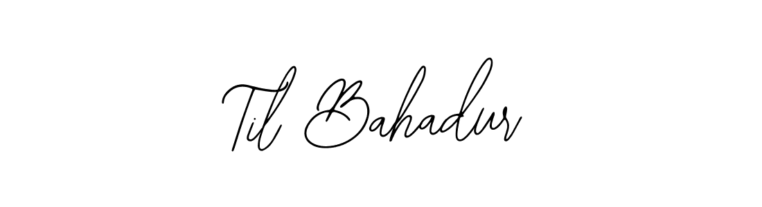 How to Draw Til Bahadur signature style? Bearetta-2O07w is a latest design signature styles for name Til Bahadur. Til Bahadur signature style 12 images and pictures png