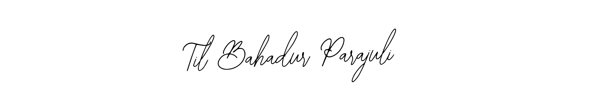 Check out images of Autograph of Til Bahadur Parajuli name. Actor Til Bahadur Parajuli Signature Style. Bearetta-2O07w is a professional sign style online. Til Bahadur Parajuli signature style 12 images and pictures png