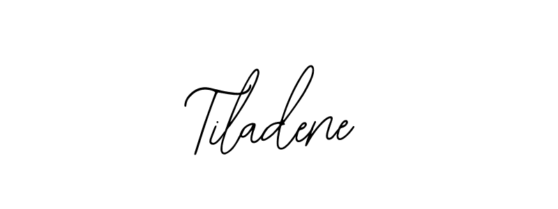 The best way (Bearetta-2O07w) to make a short signature is to pick only two or three words in your name. The name Tiladene include a total of six letters. For converting this name. Tiladene signature style 12 images and pictures png