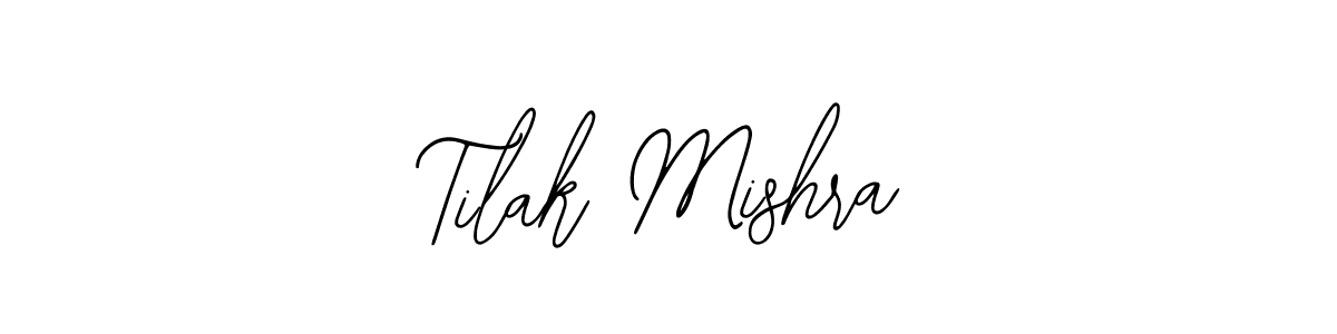 The best way (Bearetta-2O07w) to make a short signature is to pick only two or three words in your name. The name Tilak Mishra include a total of six letters. For converting this name. Tilak Mishra signature style 12 images and pictures png