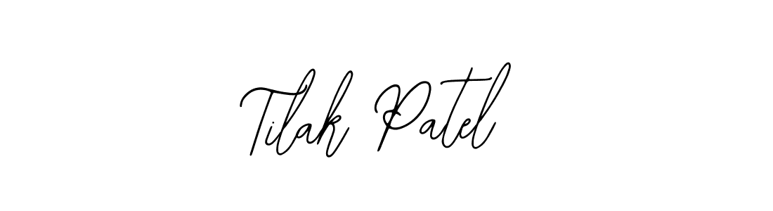 Tilak Patel stylish signature style. Best Handwritten Sign (Bearetta-2O07w) for my name. Handwritten Signature Collection Ideas for my name Tilak Patel. Tilak Patel signature style 12 images and pictures png