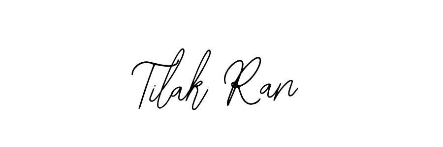 Use a signature maker to create a handwritten signature online. With this signature software, you can design (Bearetta-2O07w) your own signature for name Tilak Ran. Tilak Ran signature style 12 images and pictures png