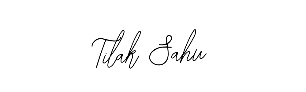 How to make Tilak Sahu signature? Bearetta-2O07w is a professional autograph style. Create handwritten signature for Tilak Sahu name. Tilak Sahu signature style 12 images and pictures png