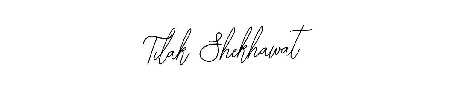 Create a beautiful signature design for name Tilak Shekhawat. With this signature (Bearetta-2O07w) fonts, you can make a handwritten signature for free. Tilak Shekhawat signature style 12 images and pictures png