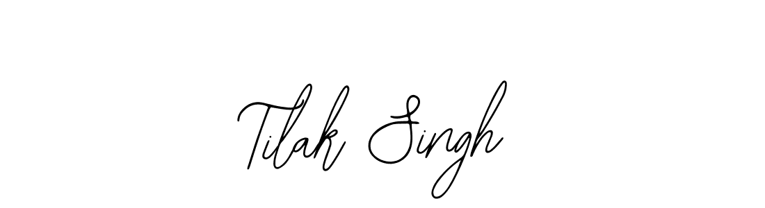 Use a signature maker to create a handwritten signature online. With this signature software, you can design (Bearetta-2O07w) your own signature for name Tilak Singh. Tilak Singh signature style 12 images and pictures png