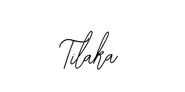 How to make Tilaka name signature. Use Bearetta-2O07w style for creating short signs online. This is the latest handwritten sign. Tilaka signature style 12 images and pictures png