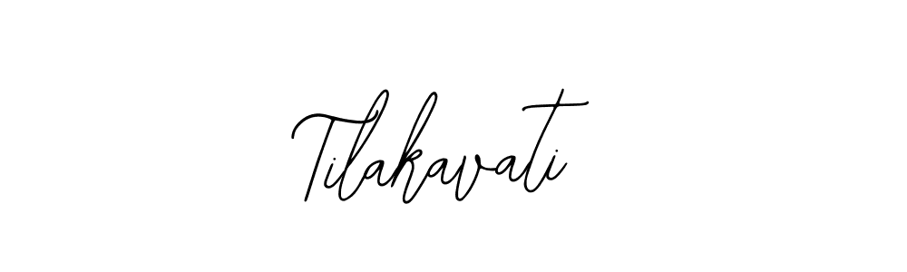 The best way (Bearetta-2O07w) to make a short signature is to pick only two or three words in your name. The name Tilakavati include a total of six letters. For converting this name. Tilakavati signature style 12 images and pictures png
