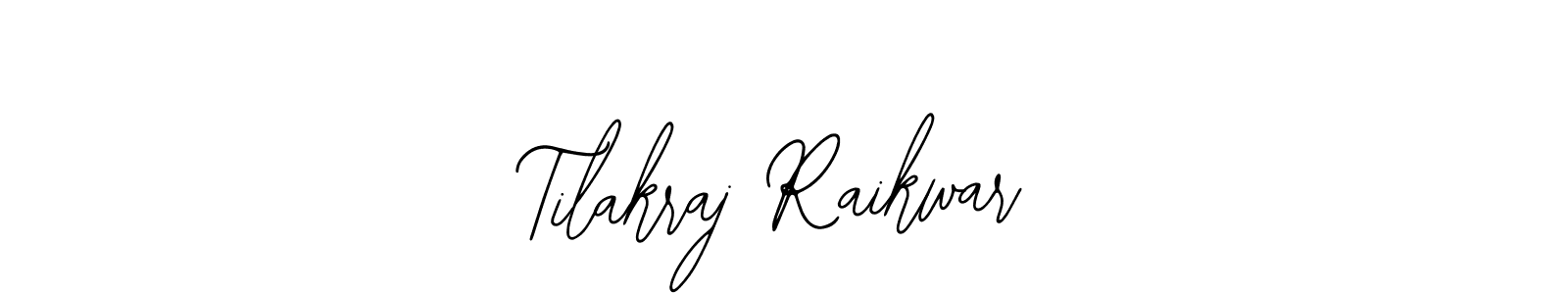 Also You can easily find your signature by using the search form. We will create Tilakraj Raikwar name handwritten signature images for you free of cost using Bearetta-2O07w sign style. Tilakraj Raikwar signature style 12 images and pictures png