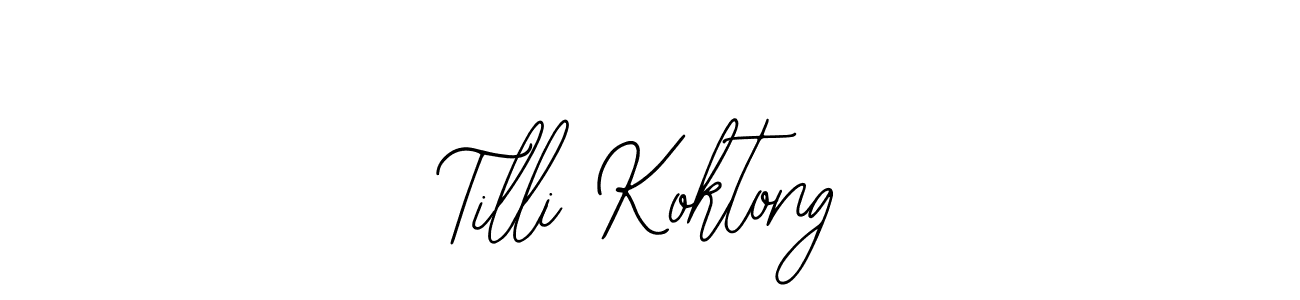 Also we have Tilli Koktong name is the best signature style. Create professional handwritten signature collection using Bearetta-2O07w autograph style. Tilli Koktong signature style 12 images and pictures png