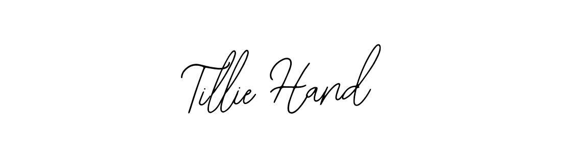 Bearetta-2O07w is a professional signature style that is perfect for those who want to add a touch of class to their signature. It is also a great choice for those who want to make their signature more unique. Get Tillie Hand name to fancy signature for free. Tillie Hand signature style 12 images and pictures png