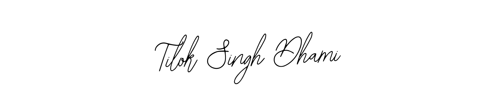 Also we have Tilok Singh Dhami name is the best signature style. Create professional handwritten signature collection using Bearetta-2O07w autograph style. Tilok Singh Dhami signature style 12 images and pictures png