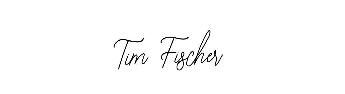 How to make Tim Fischer name signature. Use Bearetta-2O07w style for creating short signs online. This is the latest handwritten sign. Tim Fischer signature style 12 images and pictures png