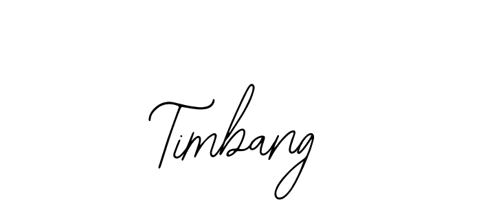 Use a signature maker to create a handwritten signature online. With this signature software, you can design (Bearetta-2O07w) your own signature for name Timbang. Timbang signature style 12 images and pictures png