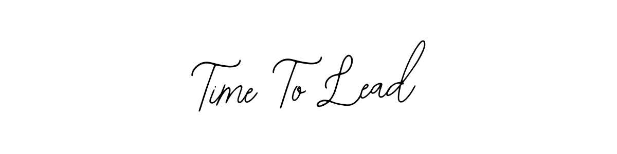 Make a beautiful signature design for name Time To Lead. Use this online signature maker to create a handwritten signature for free. Time To Lead signature style 12 images and pictures png