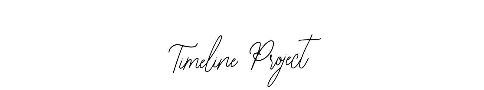 Timeline Project stylish signature style. Best Handwritten Sign (Bearetta-2O07w) for my name. Handwritten Signature Collection Ideas for my name Timeline Project. Timeline Project signature style 12 images and pictures png
