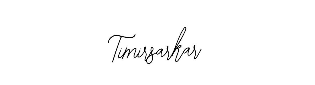 How to make Timirsarkar name signature. Use Bearetta-2O07w style for creating short signs online. This is the latest handwritten sign. Timirsarkar signature style 12 images and pictures png