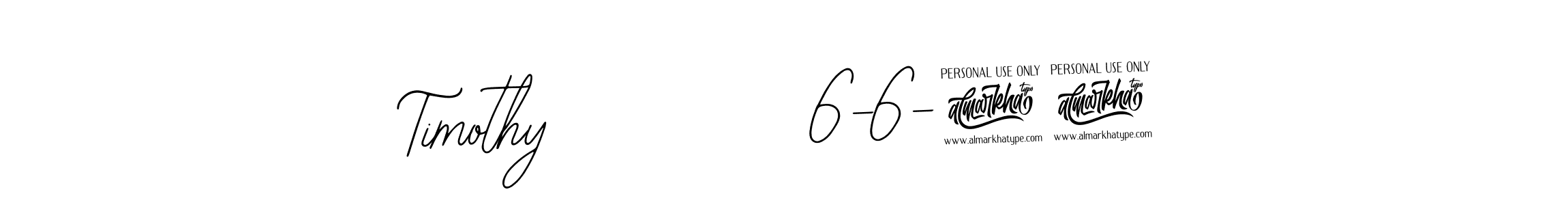 The best way (Bearetta-2O07w) to make a short signature is to pick only two or three words in your name. The name Timothy          6-6-24 include a total of six letters. For converting this name. Timothy          6-6-24 signature style 12 images and pictures png