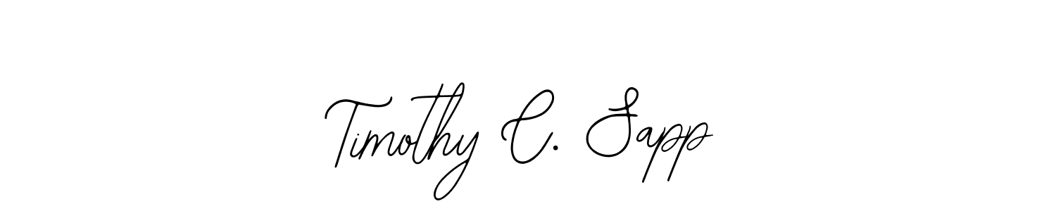 You should practise on your own different ways (Bearetta-2O07w) to write your name (Timothy C. Sapp) in signature. don't let someone else do it for you. Timothy C. Sapp signature style 12 images and pictures png