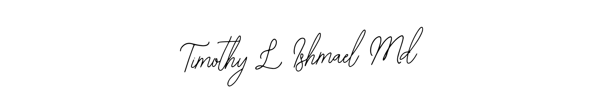 It looks lik you need a new signature style for name Timothy L Ishmael Md. Design unique handwritten (Bearetta-2O07w) signature with our free signature maker in just a few clicks. Timothy L Ishmael Md signature style 12 images and pictures png