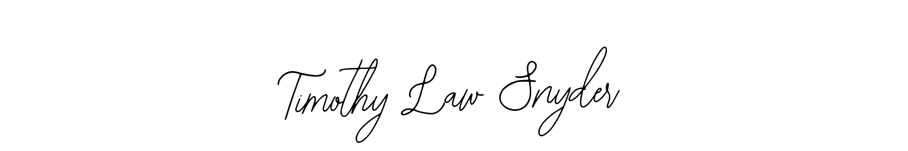 Design your own signature with our free online signature maker. With this signature software, you can create a handwritten (Bearetta-2O07w) signature for name Timothy Law Snyder. Timothy Law Snyder signature style 12 images and pictures png