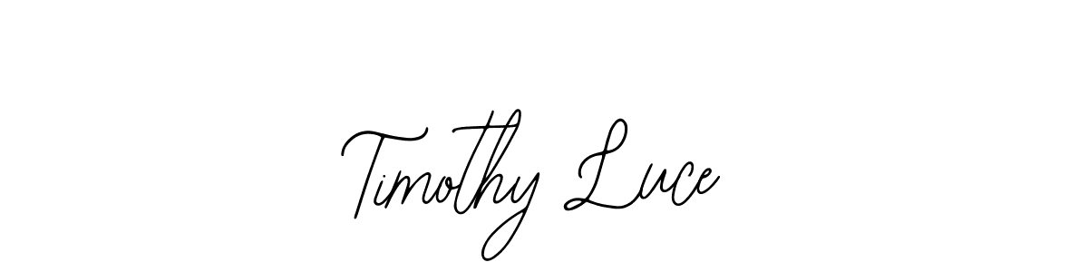 The best way (Bearetta-2O07w) to make a short signature is to pick only two or three words in your name. The name Timothy Luce include a total of six letters. For converting this name. Timothy Luce signature style 12 images and pictures png