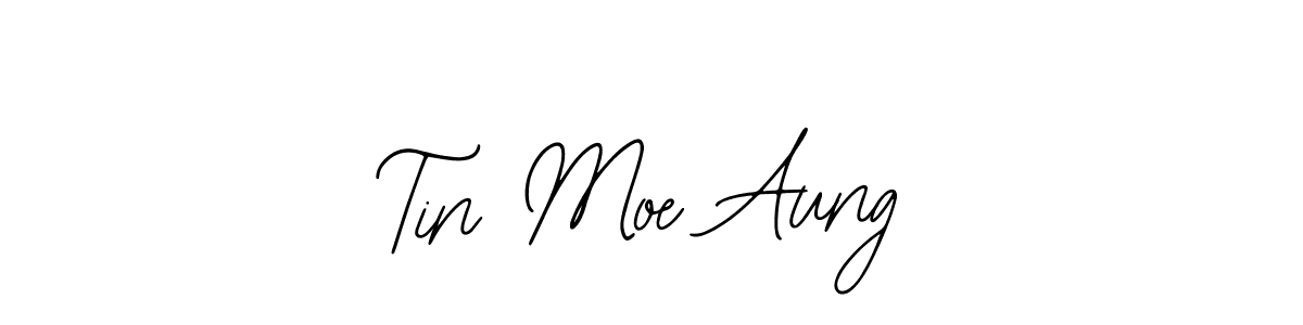 Make a beautiful signature design for name Tin Moe Aung. With this signature (Bearetta-2O07w) style, you can create a handwritten signature for free. Tin Moe Aung signature style 12 images and pictures png