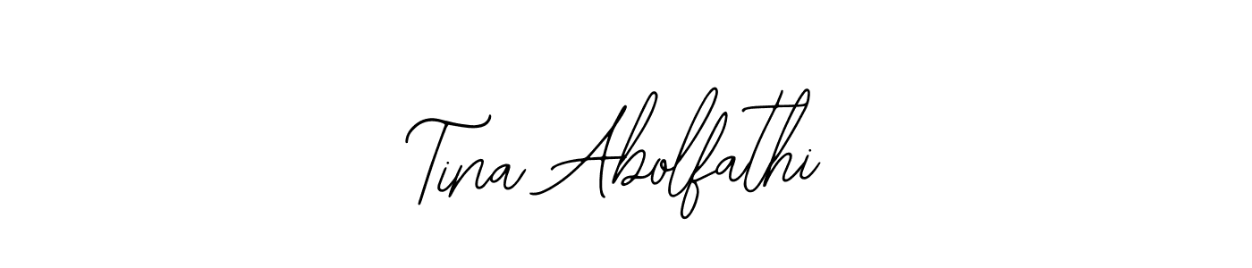 How to Draw Tina Abolfathi signature style? Bearetta-2O07w is a latest design signature styles for name Tina Abolfathi. Tina Abolfathi signature style 12 images and pictures png