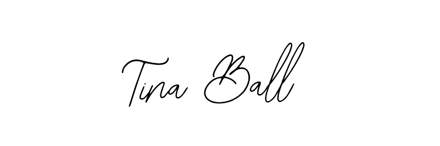 How to make Tina Ball name signature. Use Bearetta-2O07w style for creating short signs online. This is the latest handwritten sign. Tina Ball signature style 12 images and pictures png