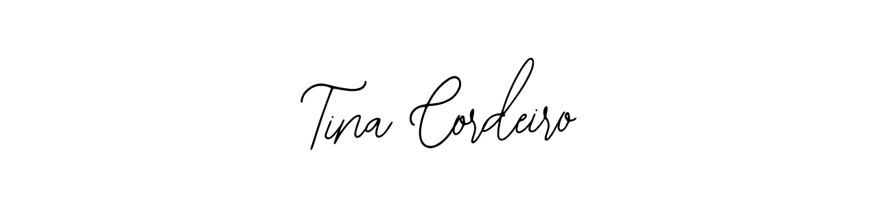 How to make Tina Cordeiro signature? Bearetta-2O07w is a professional autograph style. Create handwritten signature for Tina Cordeiro name. Tina Cordeiro signature style 12 images and pictures png