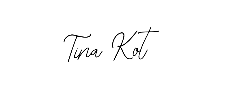 How to Draw Tina Kot signature style? Bearetta-2O07w is a latest design signature styles for name Tina Kot. Tina Kot signature style 12 images and pictures png