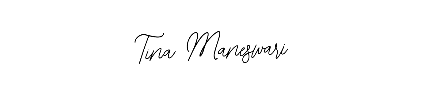 Design your own signature with our free online signature maker. With this signature software, you can create a handwritten (Bearetta-2O07w) signature for name Tina Maneswari. Tina Maneswari signature style 12 images and pictures png