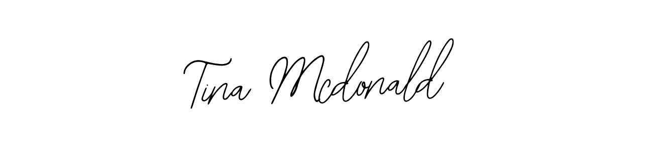 Bearetta-2O07w is a professional signature style that is perfect for those who want to add a touch of class to their signature. It is also a great choice for those who want to make their signature more unique. Get Tina Mcdonald name to fancy signature for free. Tina Mcdonald signature style 12 images and pictures png