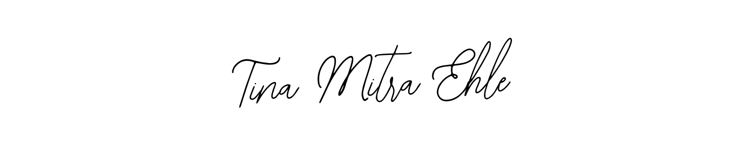 Also You can easily find your signature by using the search form. We will create Tina Mitra Ehle name handwritten signature images for you free of cost using Bearetta-2O07w sign style. Tina Mitra Ehle signature style 12 images and pictures png