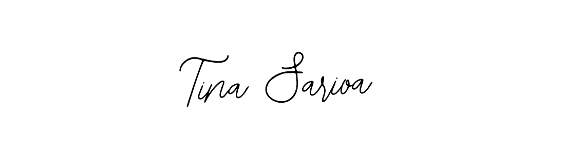 Tina Sarioa stylish signature style. Best Handwritten Sign (Bearetta-2O07w) for my name. Handwritten Signature Collection Ideas for my name Tina Sarioa. Tina Sarioa signature style 12 images and pictures png