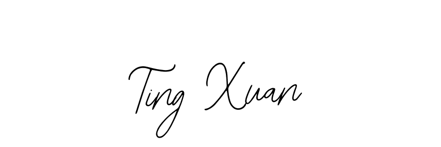 Also You can easily find your signature by using the search form. We will create Ting Xuan name handwritten signature images for you free of cost using Bearetta-2O07w sign style. Ting Xuan signature style 12 images and pictures png
