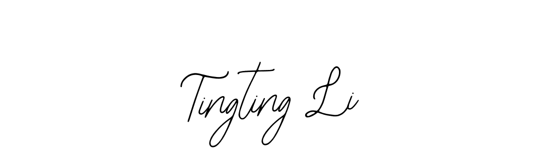 How to make Tingting Li signature? Bearetta-2O07w is a professional autograph style. Create handwritten signature for Tingting Li name. Tingting Li signature style 12 images and pictures png